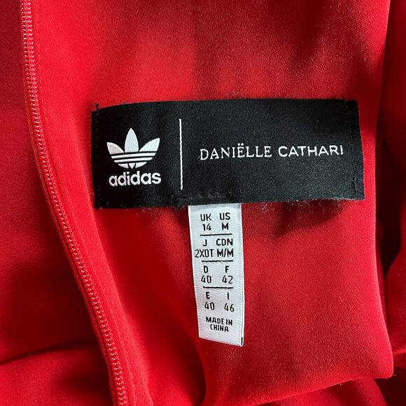 Adidas Danielle Cathari Scarlet Red Dress - Size Medium - Picture 3 of 3